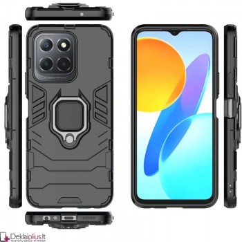 Sustiprintas dėklas 4in1 - juodas (Huawei Honor X6/X8 5G/Honor 70 Lite)